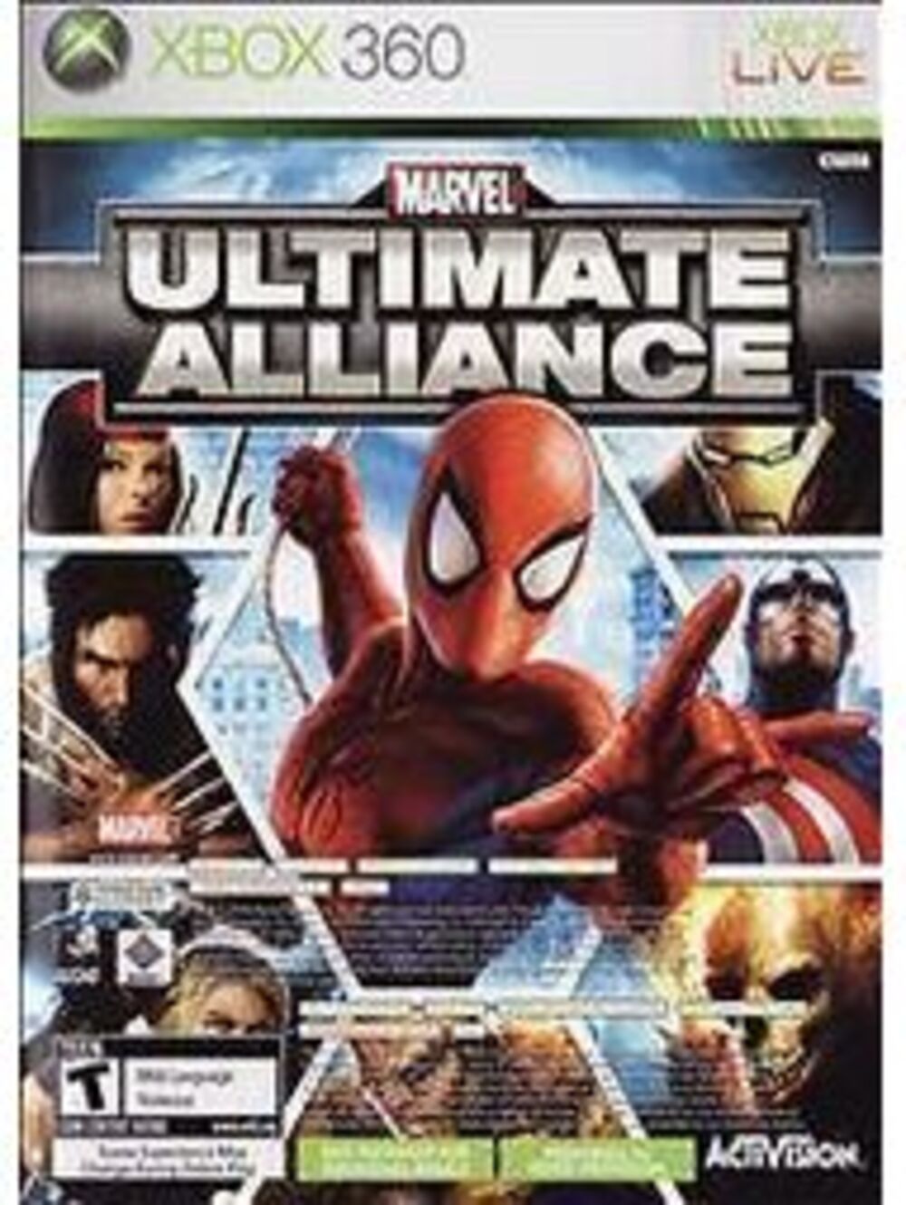Marvel: Ultimate Alliance/Forza Motorsport 2 (Xbox 360) CIB New Case Manuals